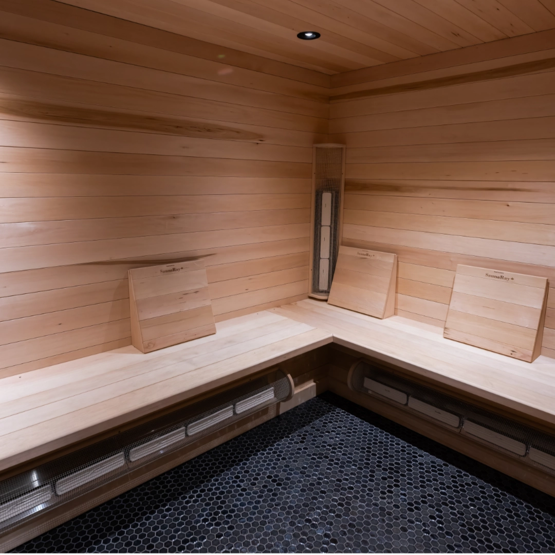 Therapeutic sauna room at NEXT Niagara Health